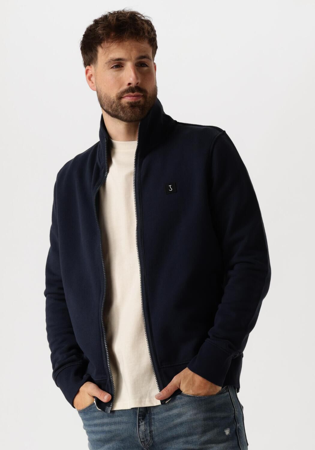 BUTCHER OF BLUE Heren Truien & Vesten Sweatflix Cardigan Donkerblauw