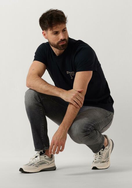 Blauwe BUTCHER OF BLUE T-shirt FRESCO SMALL VINTAGE TEE - large