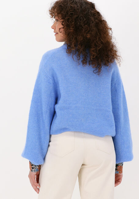 Blauwe SECOND FEMALE Trui BROOK KNIT WIDE SLEEVE - large