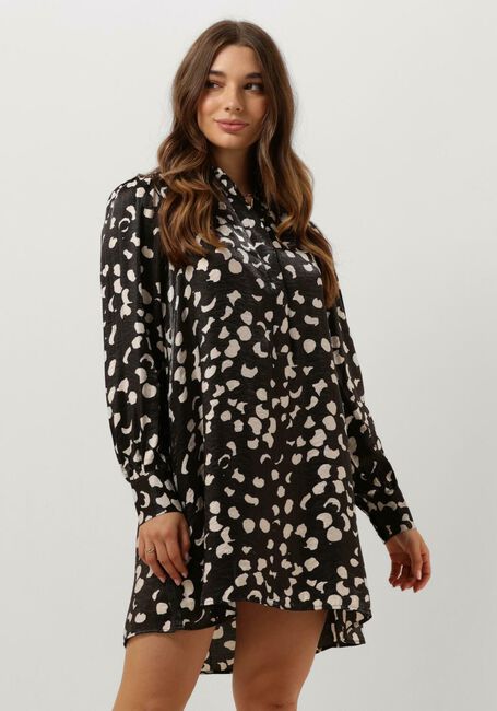Zwarte OBJECT Mini jurk OBJOMIKA L/S DRESS - large