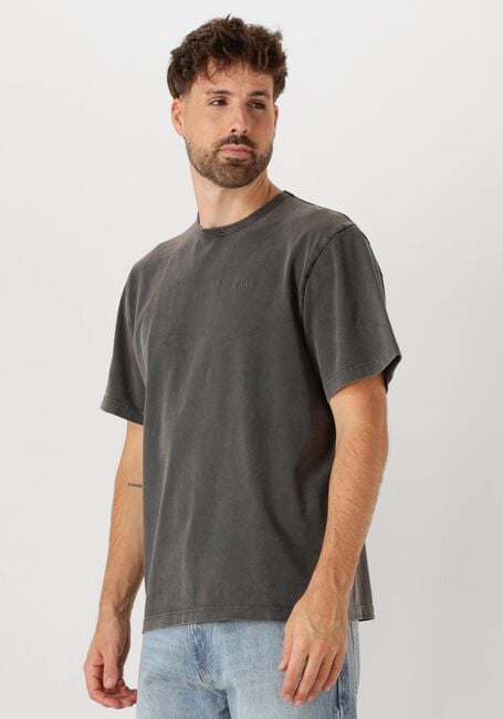 Donkergrijze FORÉT T-shirt OAK FADED WASH T-SHIRT - large