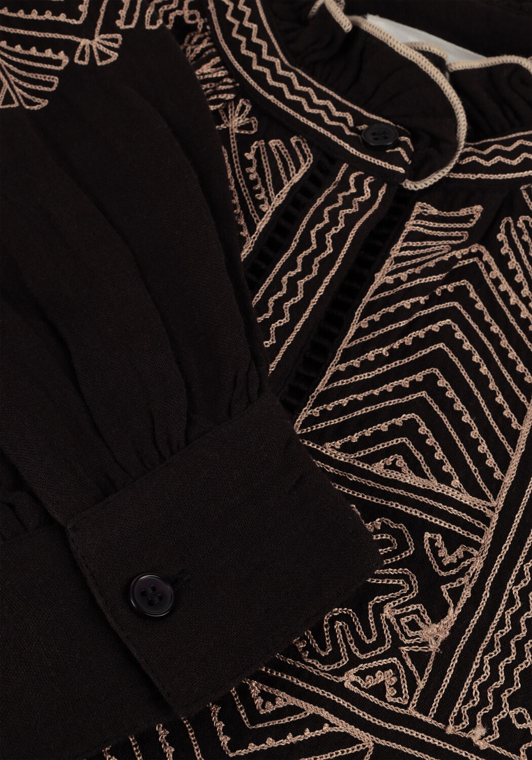 Zwarte ANTIK BATIK Blouses SVETLANA BLOUSE - large