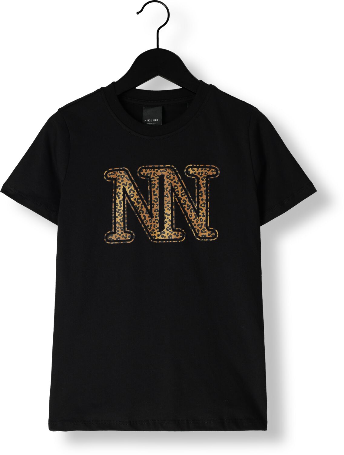 NIK & NIK Meisjes Tops & T-shirts Neo T-shirt Zwart