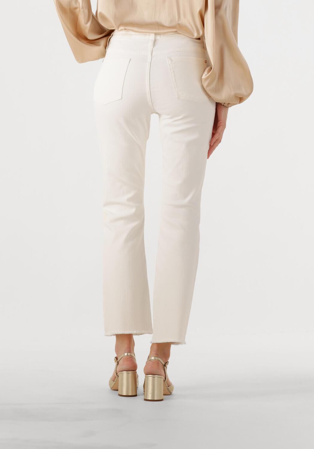 JANICE Dames Jeans Cooper Wit