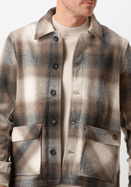 Grijze DSTREZZED Jack KEY CHECK JACKET - large