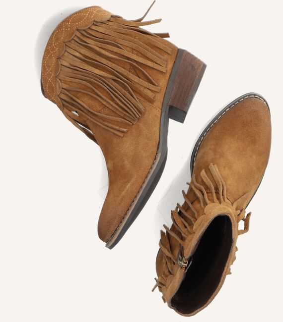 Cognac OMODA Enkellaarsjes TAYLOR Cognac OMODA Enkellaarsjes TAYLOR - large