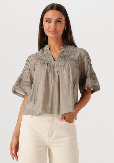 Groene NEO NOIR Blouses SIAMA S VOILE BLOUSE - large
