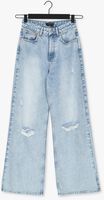 Blauwe COLOURFUL REBEL Wide jeans GAIA DESTROYED HIGH RISE JEAN