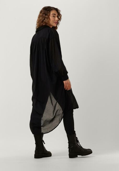 Zwarte 10DAYS Midi jurk DRESS PARIS VOILE - large