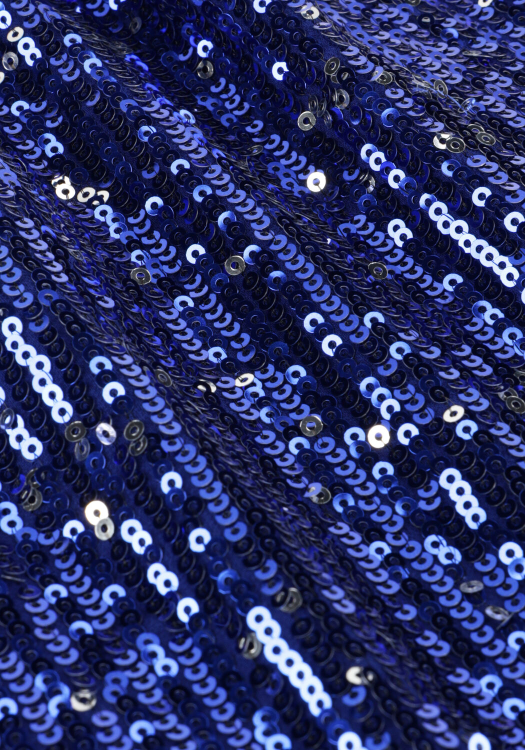 Blauwe ALIX THE LABEL Broeken WOVEN SEQUINS SHORTS - large