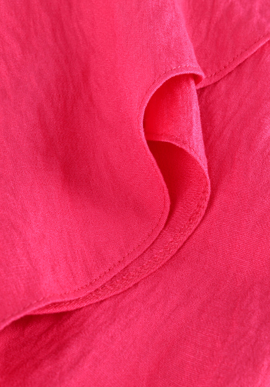 Roze ACCESS Midi jurk SLEEVELESS DRESS WITH RUFFLES - large