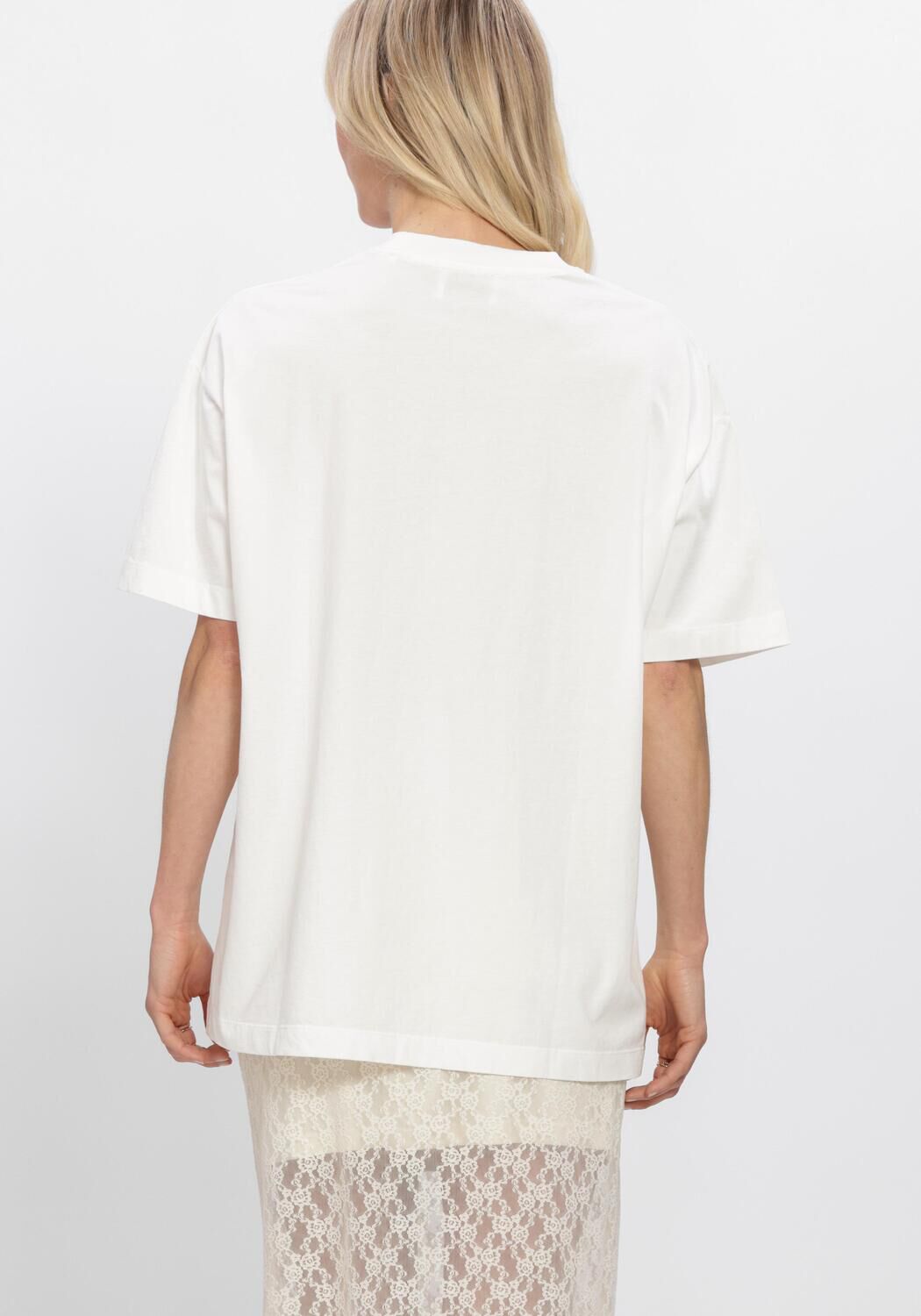 Witte CATWALK JUNKIE Tops & T-shirts OVERSIZED GRAPHIC T-SHIRT - large