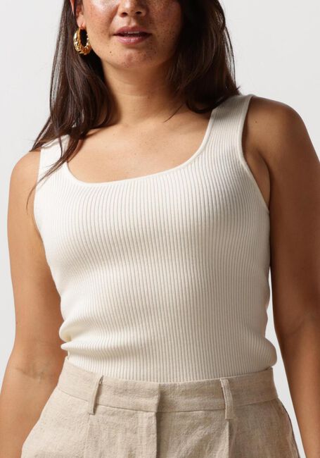 Beige SELECTED WOMEN Top SLFJENNY SL KNIT TOP - large