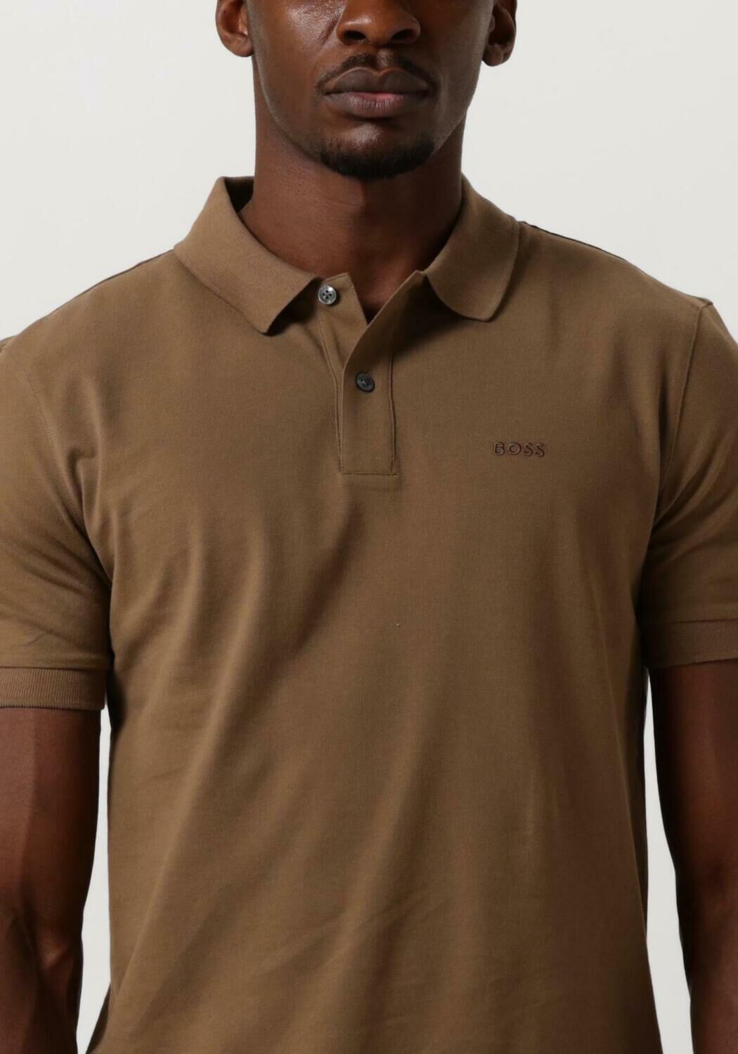 BOSS Heren Polo's & T-shirts Pallas Camel