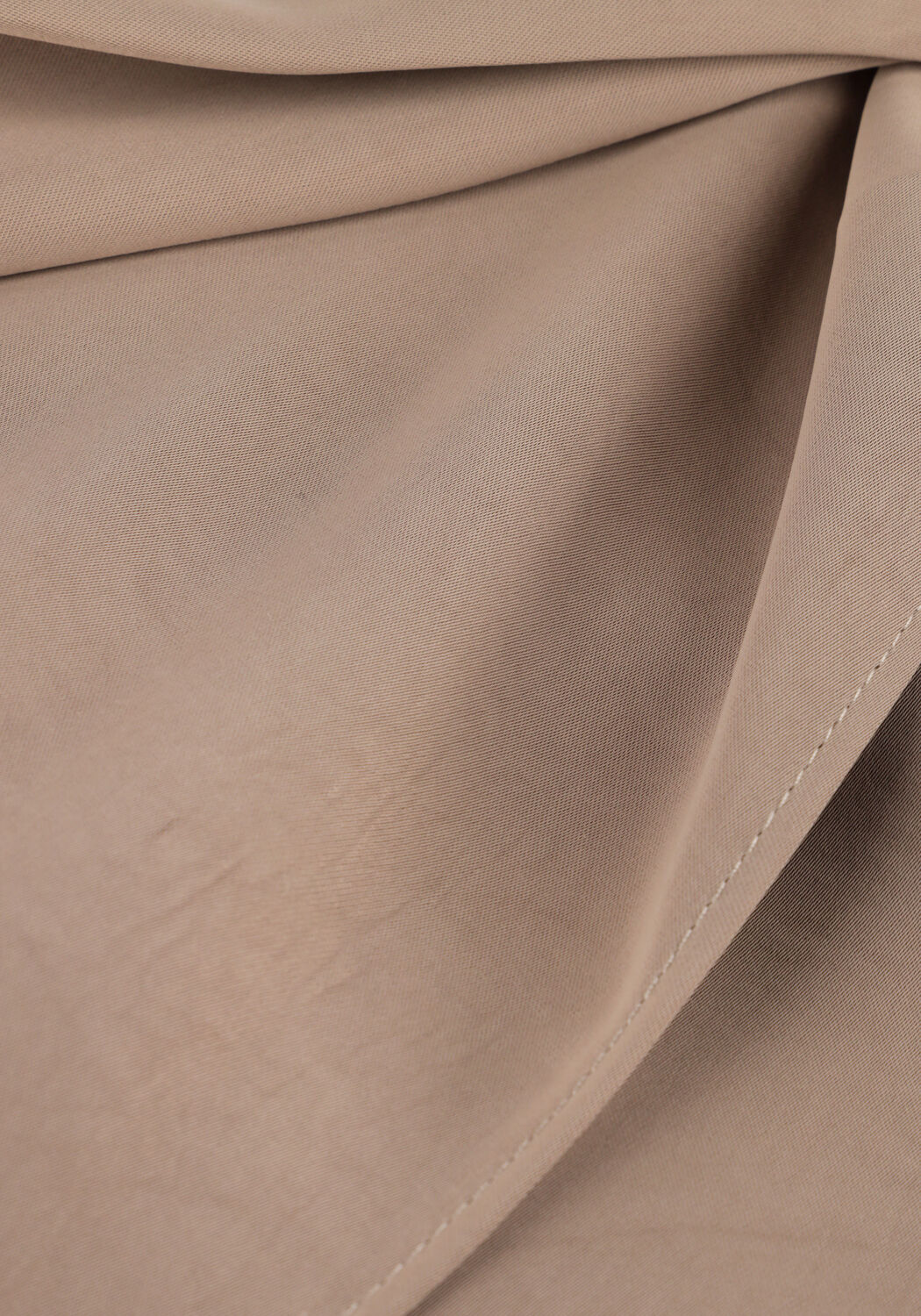 Taupe NEO NOIR Midirok KIT DULL SATEEN SKIRT - large