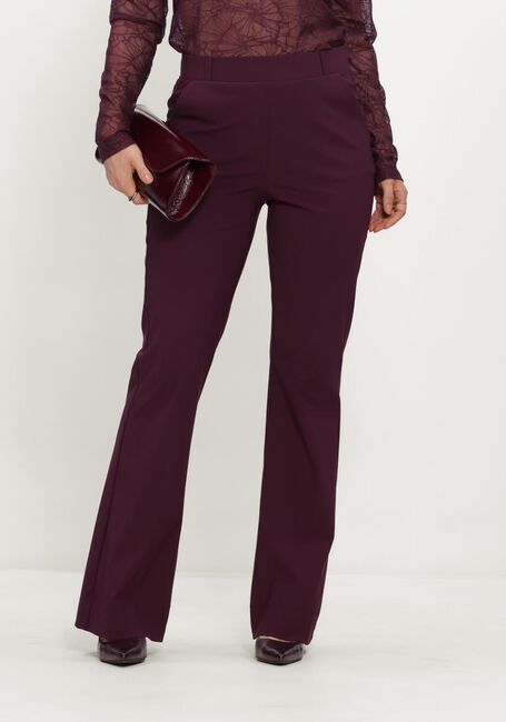 Bordeaux STUDIO ANNELOES Pantalon FLAIR BONDED TROUSERS - large