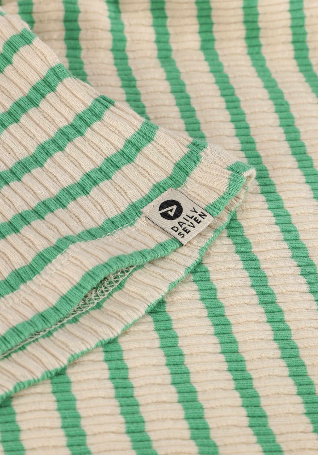 Zand DAILY7 Tops & T-shirts T-SHIRT LONGSLEEVE RIB STRIPE - large