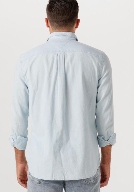 Lichtblauwe TOMMY HILFIGER Casual overhemd CHAMBRAY POCKET RF SHIRT - large
