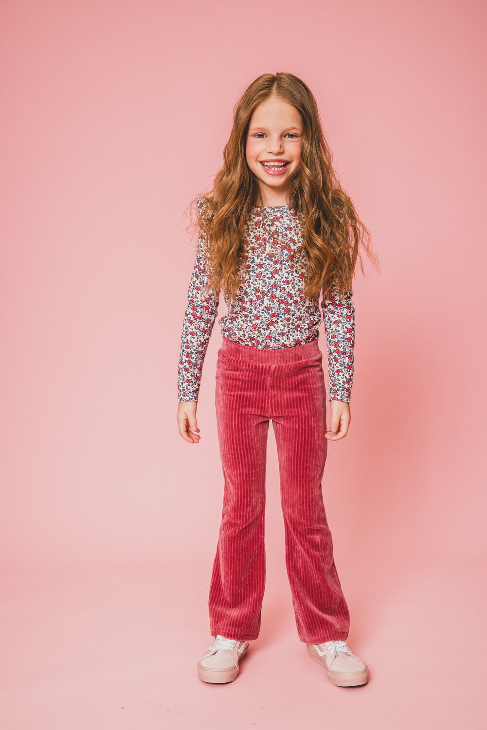 LOOXS Little Meisjes Broeken 2501-7614 Koraal