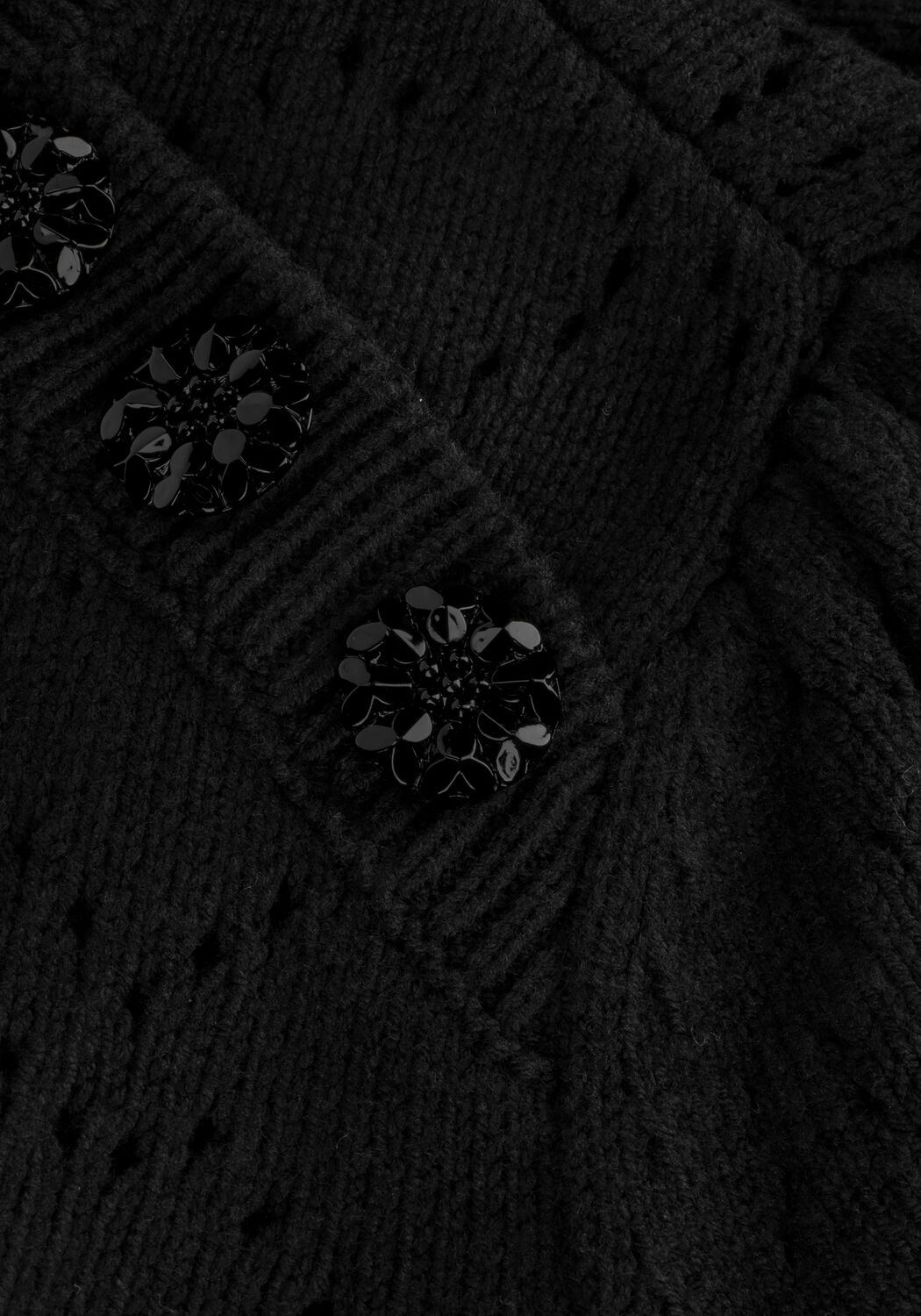 Zwarte FABIENNE CHAPOT Trui DIANA LONGSLEEVE PULLOVER - large