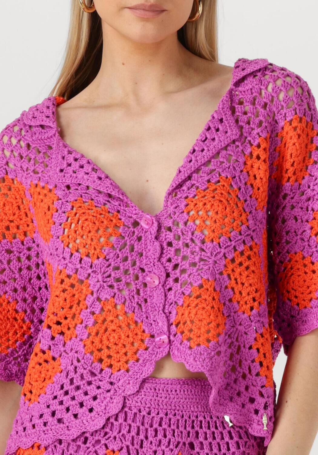 HARPER & YVE Dames Blouses Bente-ss Oranje