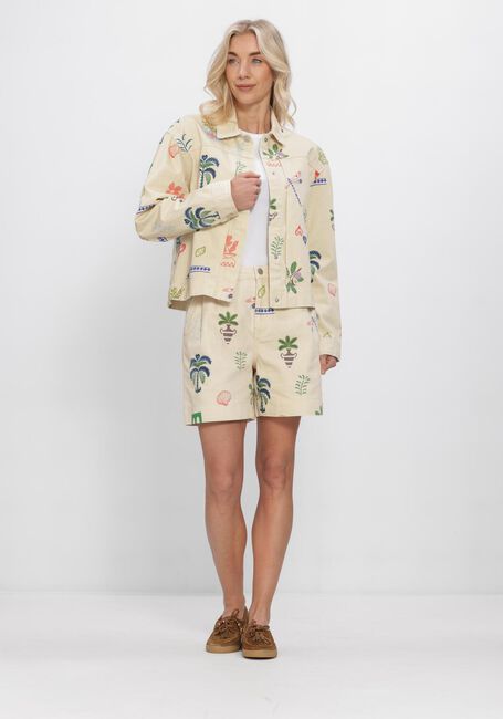 Beige OBJECT Jassen OBJALLY L/S LO PRINTED JACKET - large