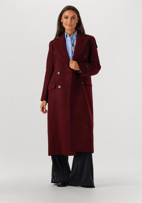 Bordeaux HAUTE L'AMITIÉ Mantel LIDA TAILOR WOOL COAT - large