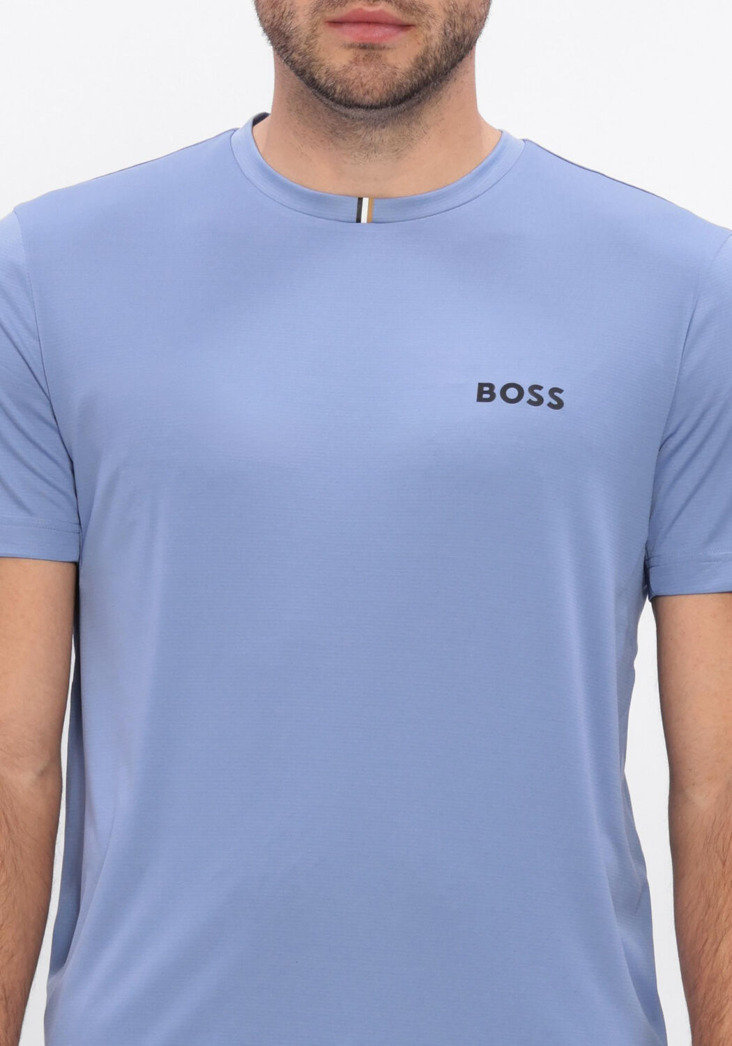 Blauwe BOSS GREEN T-shirt TS_TOC SPIN TRAINING - large