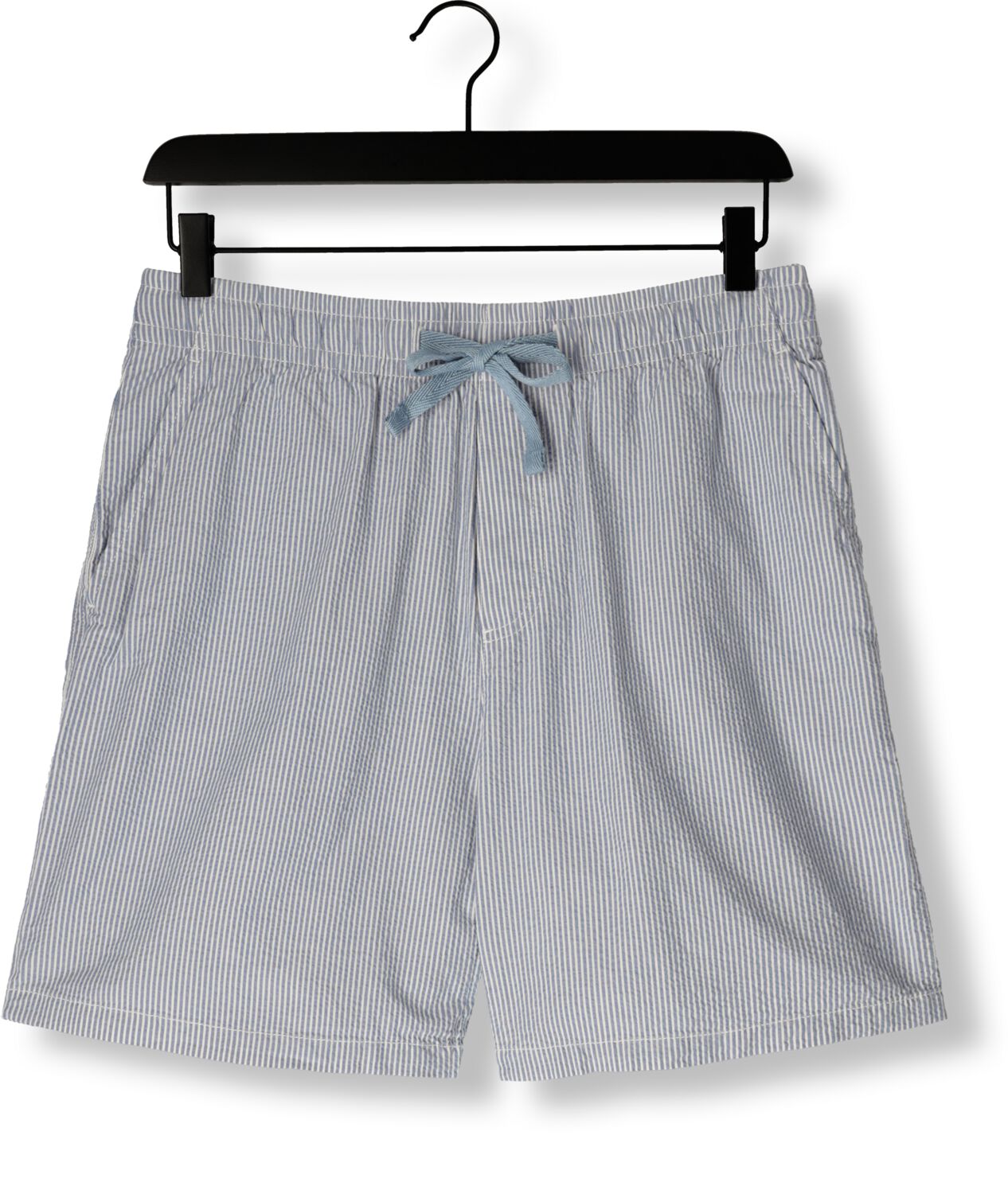 TOMMY JEANS Heren Broeken Tjm Seersucker Stp Beach Short Lichtblauw