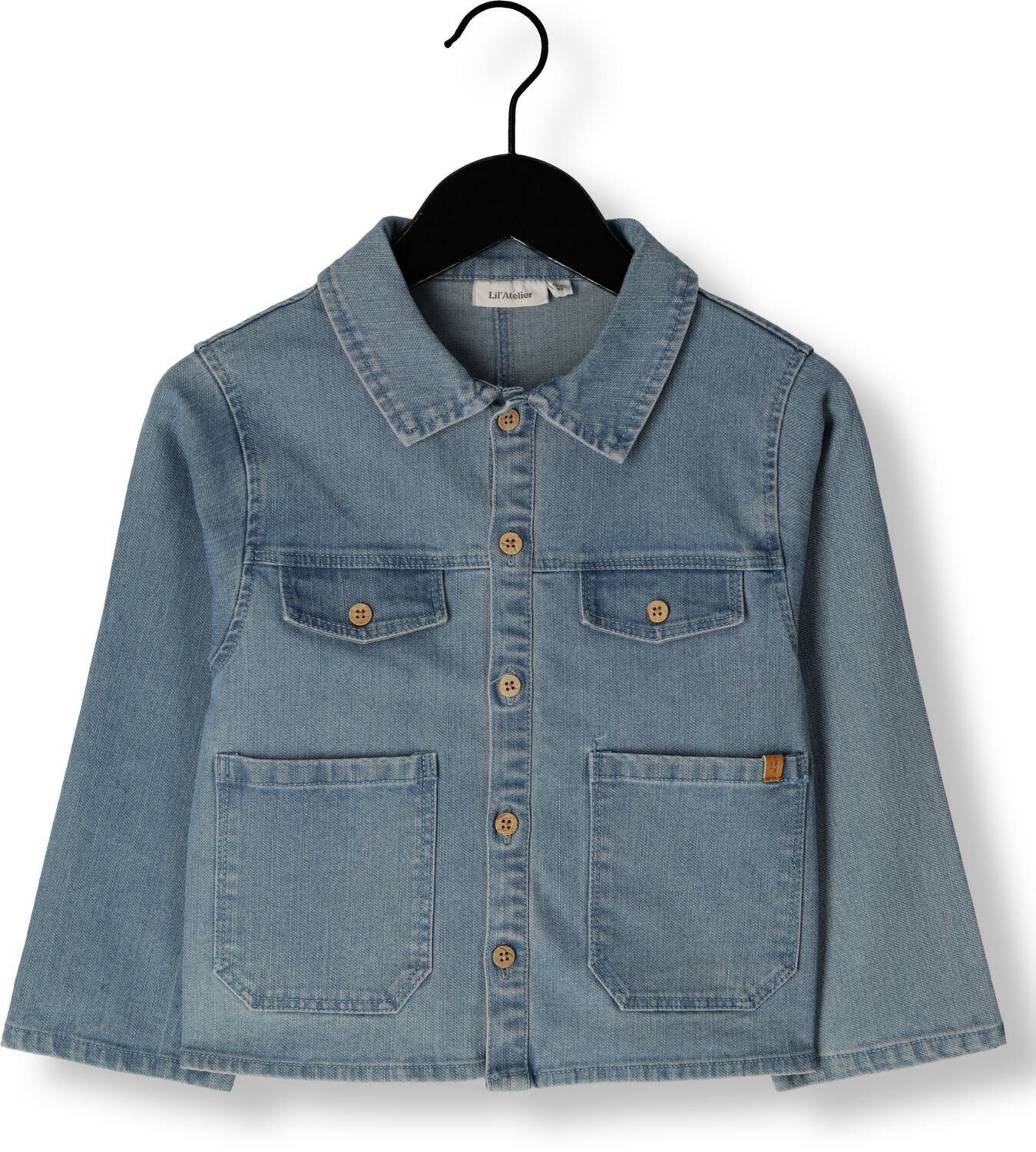 LIL' ATELIER Jongens Jassen Nmmokaja Ls Dnm Shirt 4360-ls O Lil Blauw