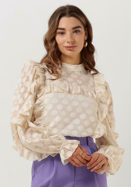 Ecru STUDIO AMAYA Blouses CHARLIE BLOUSE - large