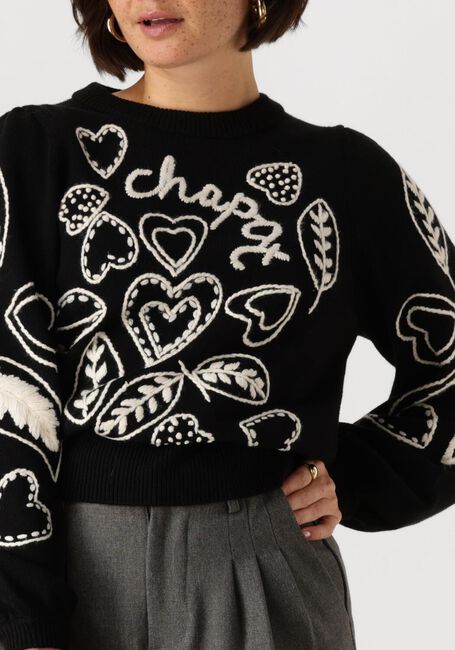 Zwarte FABIENNE CHAPOT Trui VESPER PULLOVER - large