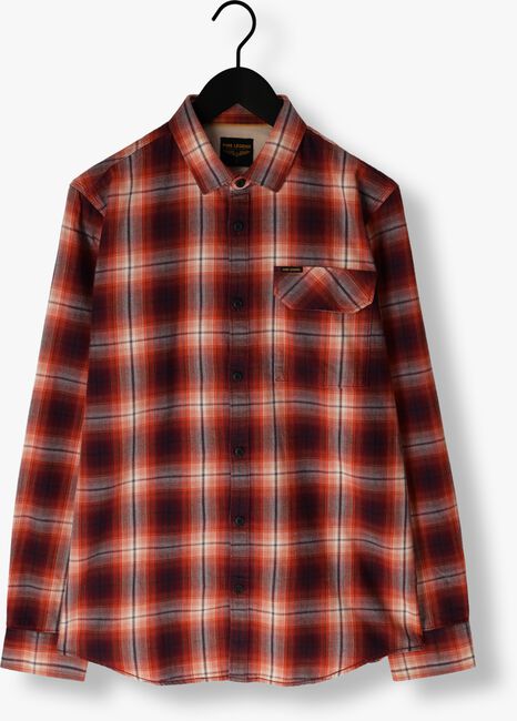 Rode PME LEGEND Casual overhemd LONG SLEEVE SHIRT CTN TWILL CHECK - large