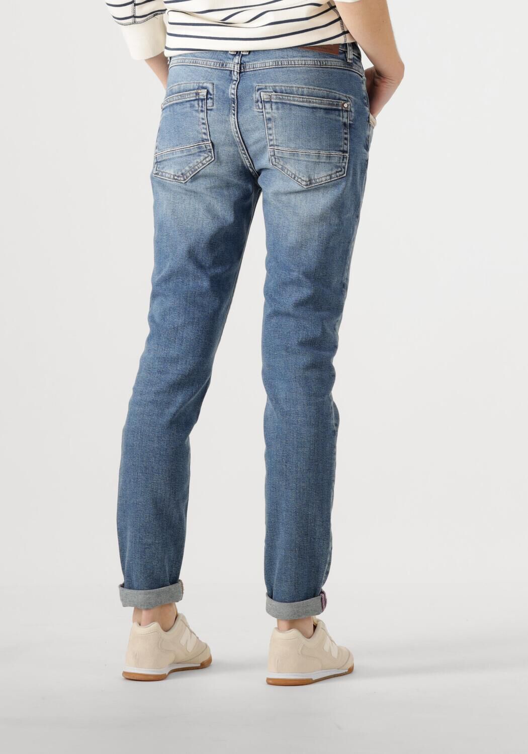 MOS MOSH Dames Jeans Naomi Matteos Jeans Blauw