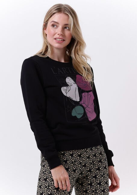 Zwarte COLOURFUL REBEL Sweater ARTISTE BASIC SWEAT - large