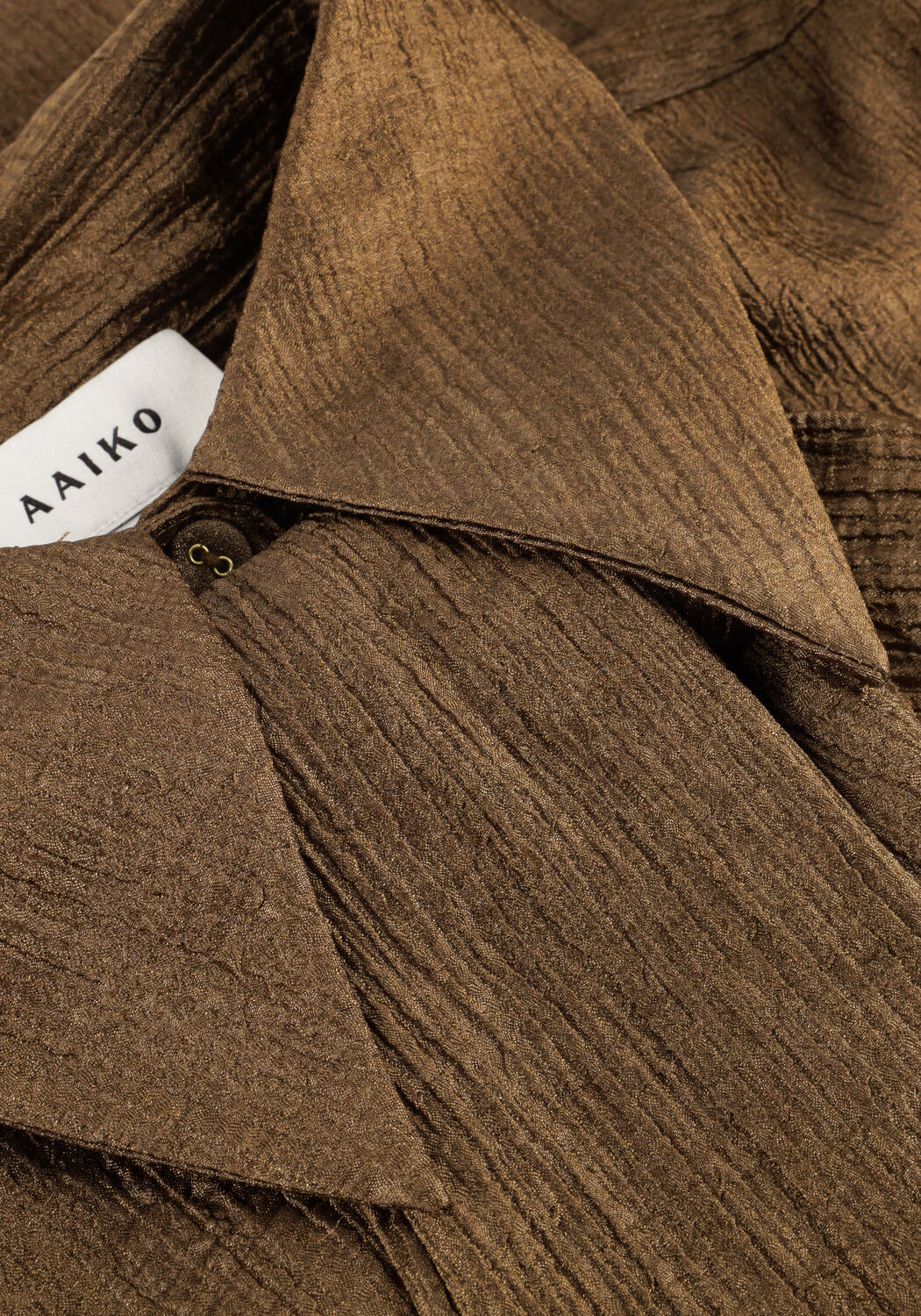 Bruine AAIKO Blouses VERONNE TIE VIS 545 - large