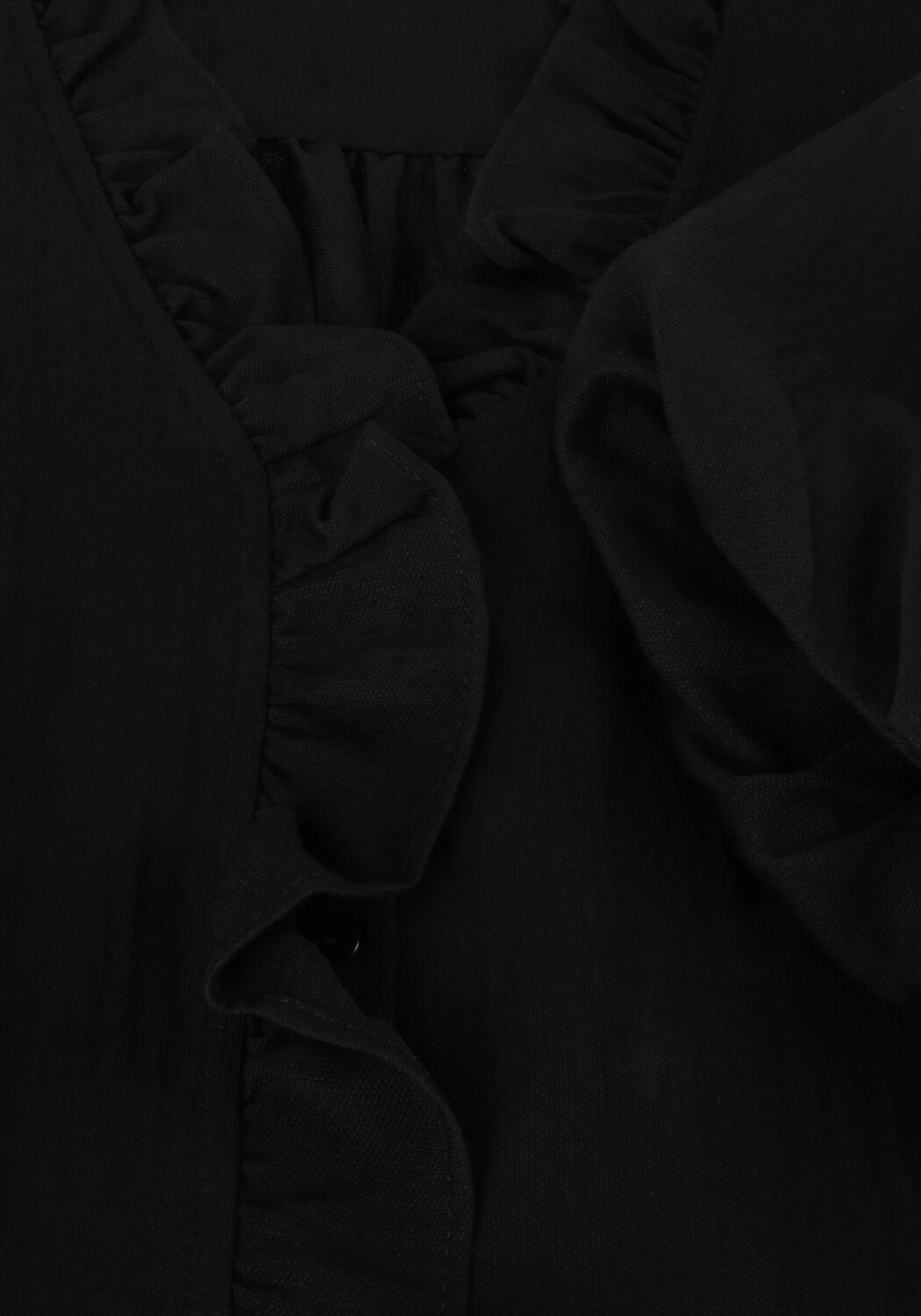 Zwarte CO'COUTURE Blouses SUADA PUFF SS BLOUSE - large