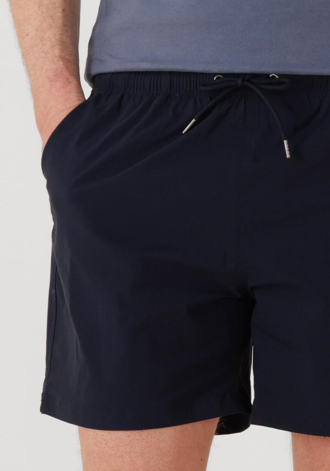 PROFUOMO Heren Zwembroeken Swimshort Solid Donkerblauw