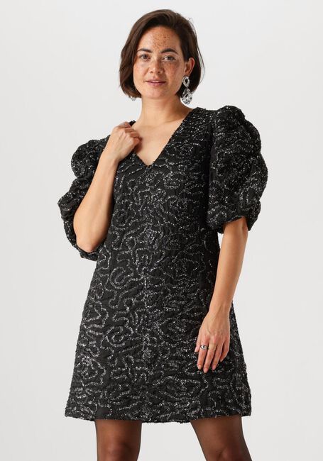 Zwarte Y.A.S. Mini jurk YASVIMALA SS DRESS - large