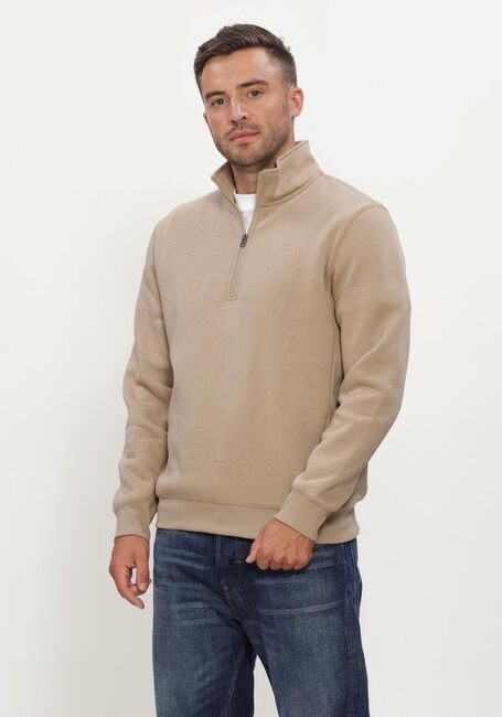 Beige G-STAR RAW Trui PREMIUM CORE HALF ZIP R SW L\S - large