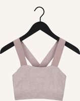 Beige LUNE ACTIVE Top RIBBED BRA MELANGE Beige LUNE ACTIVE Top RIBBED BRA MELANGE - medium