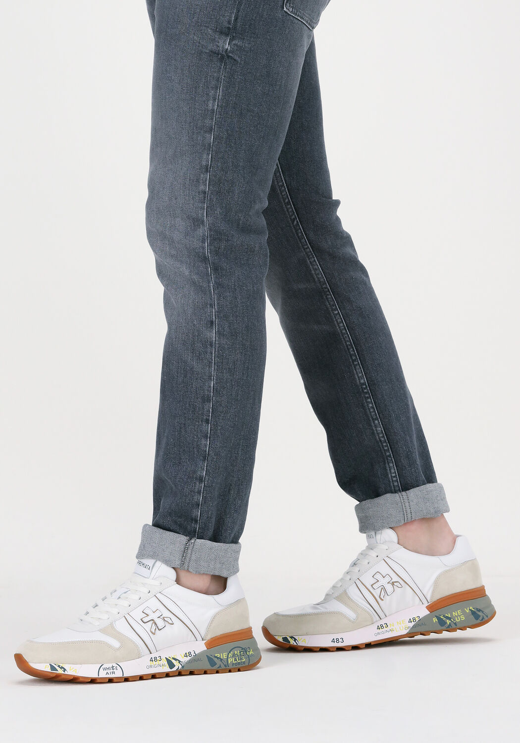 Beige PREMIATA Lage sneakers LANDER - large