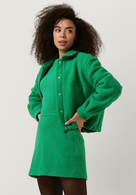 Groene VANILIA Jack CURL WOOL CROP - large