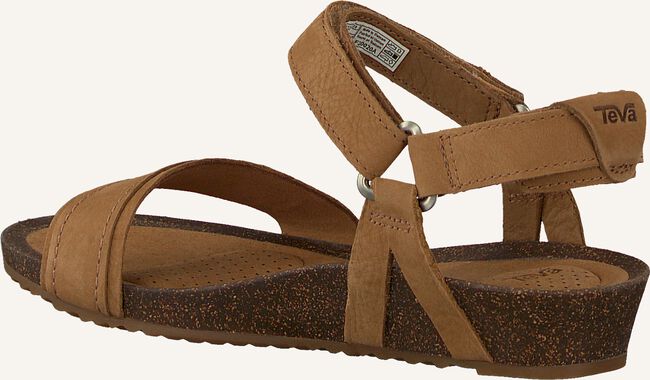Cognac TEVA Platte sandalen W MAHONIA STITCH Cognac TEVA Platte sandalen W MAHONIA STITCH - large