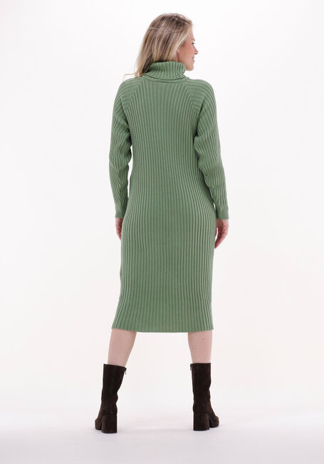 Groene Y.A.S. Midi jurk YASMAVI KNIT MIDI ROLLNECK DRESS - large