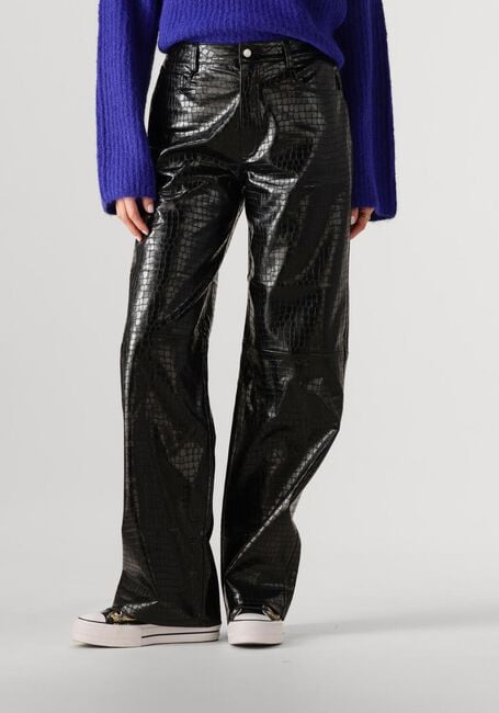 Zwarte EDITED Wijde broek CELINA TROUSERS - large