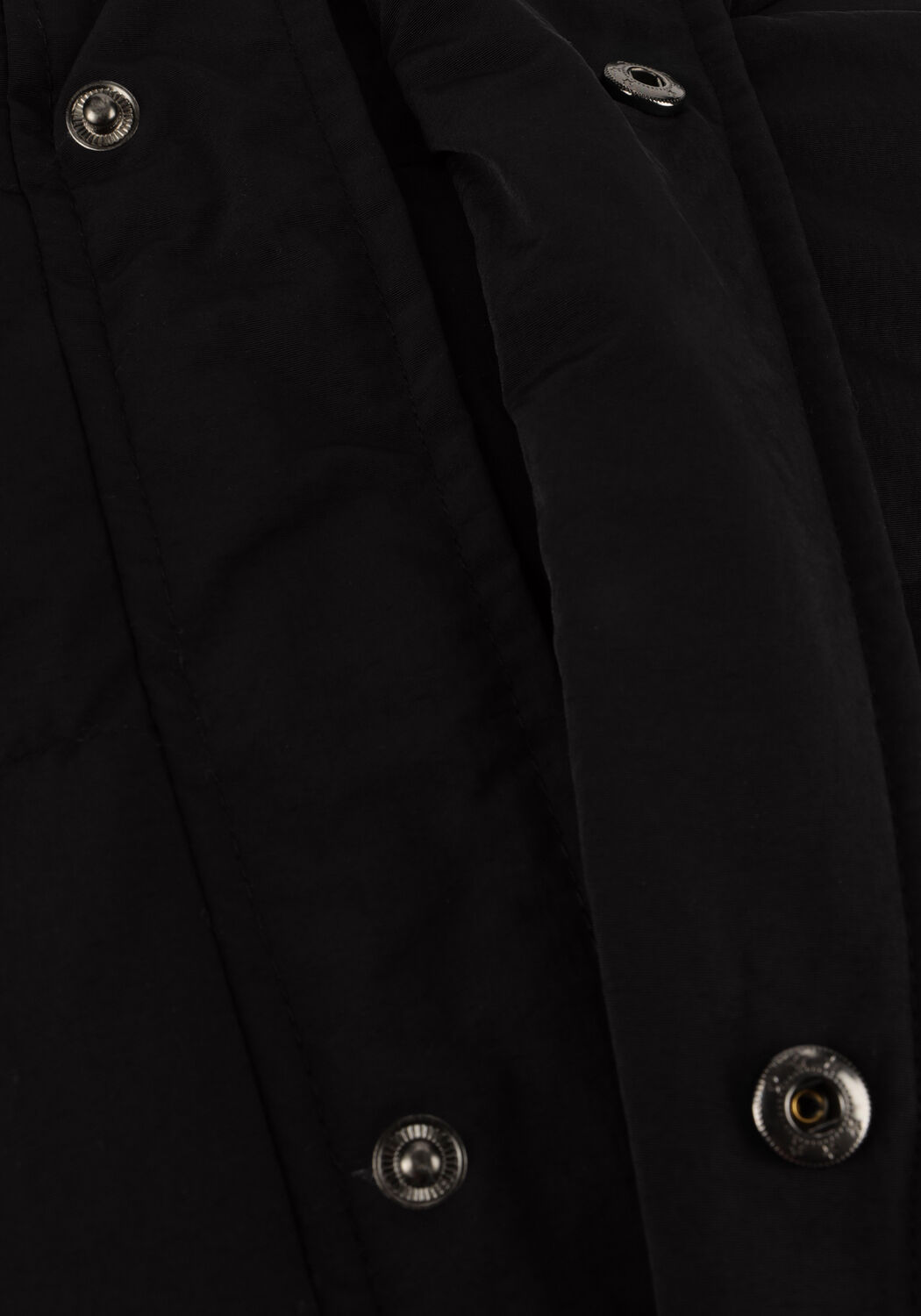 Zwarte PUREWHITE Jack LONG PADDED JACKET WITH POCKETS - large