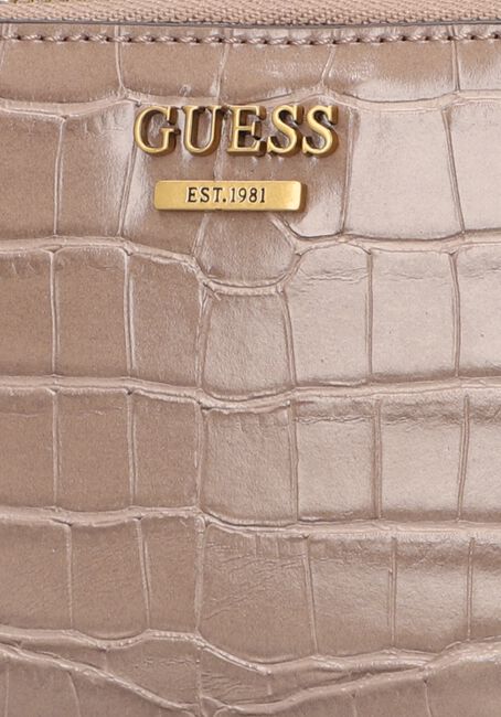 Taupe GUESS Portemonnee KATEY SLG SMALL ZIP AROUND - large