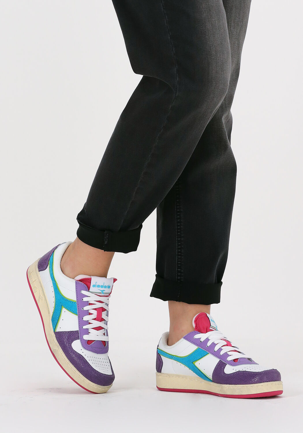 Multi DIADORA Lage sneakers MAGIC BASKET LOW ICONA WOMAN - large