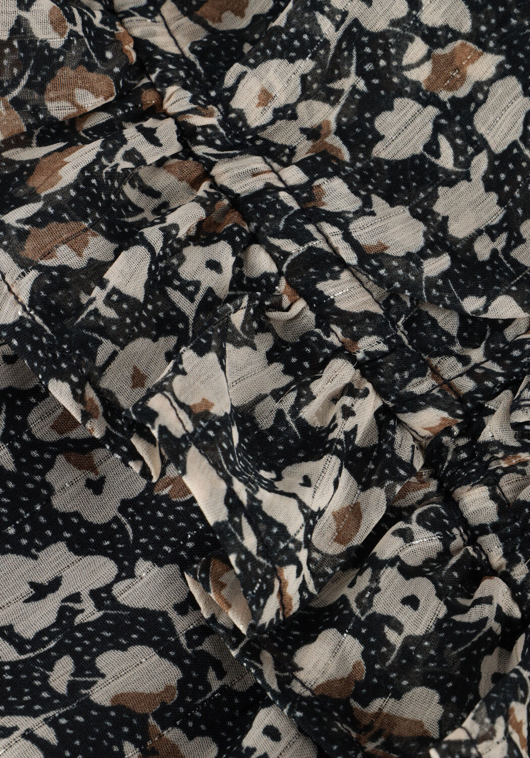 Bruine NEO NOIR Midi jurk SAIA FAIRY DRESS - large